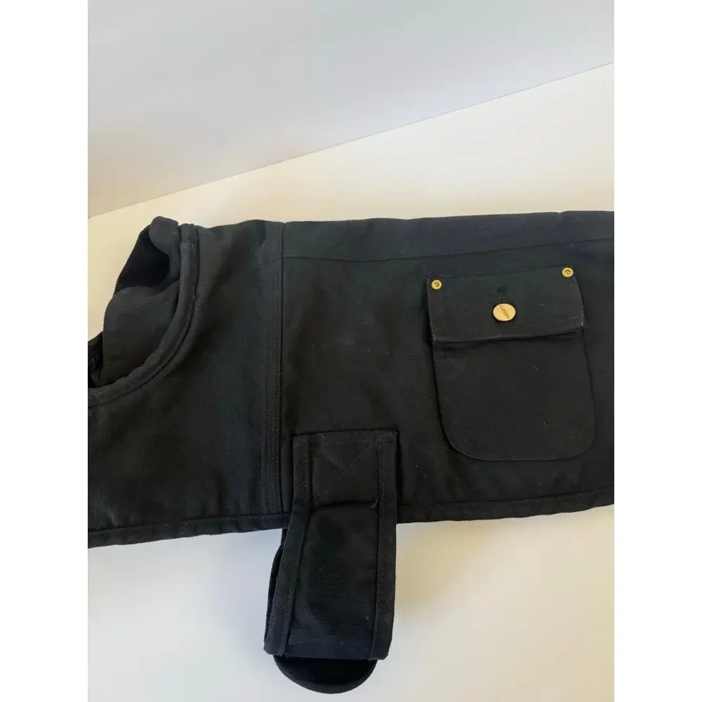 Carhartt Duck Canvas Dog Chore Coat - Black, Quilted, Medium